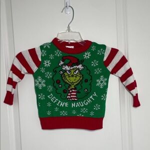 Dr. Seuss The Grinch Kids Sweater 12M